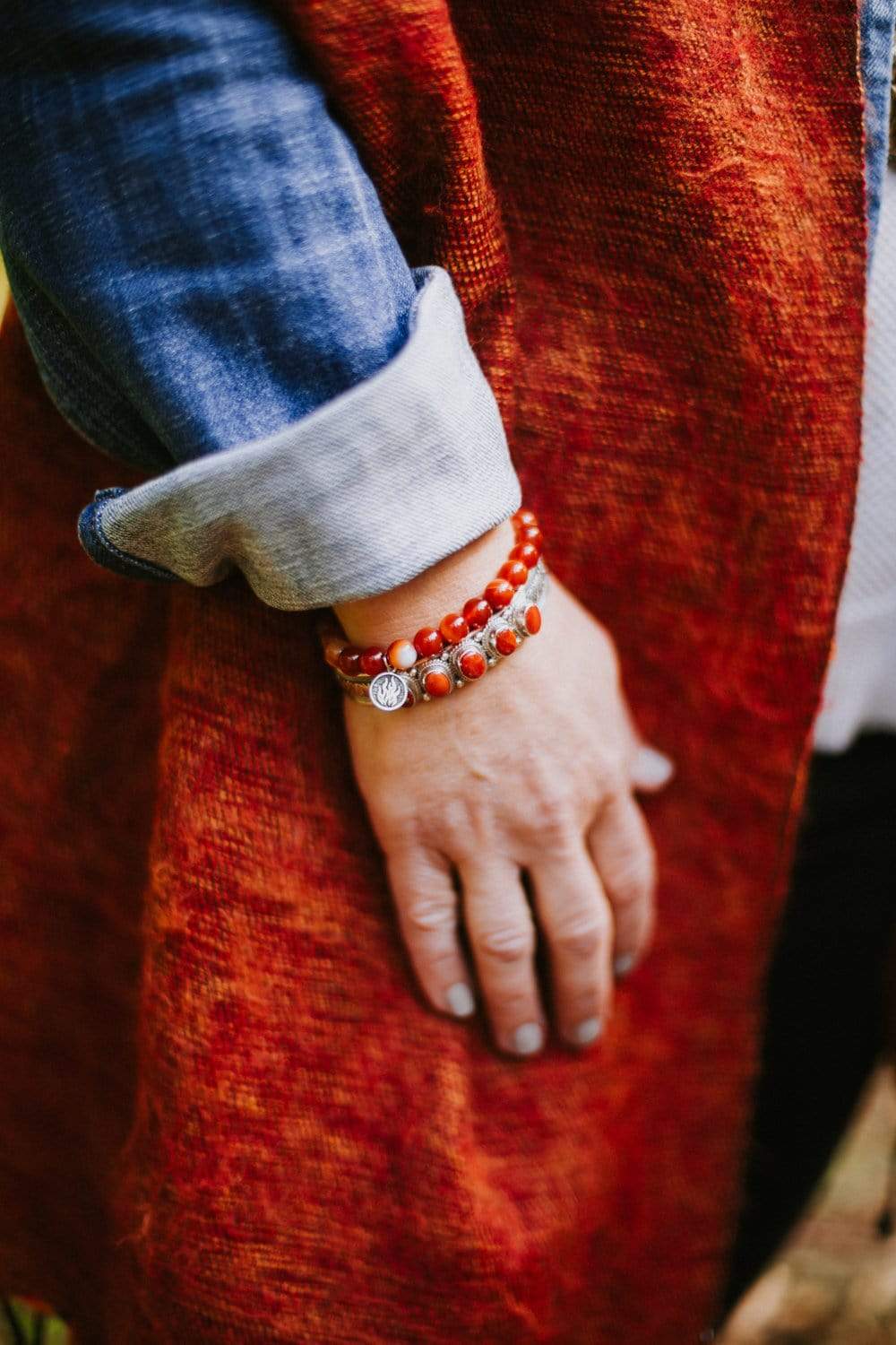 Coral Transformations Adjustable Beaded Bracelet for Women - Boho Chic Handmade Jewelry for Everyday Wear & Special Occasions