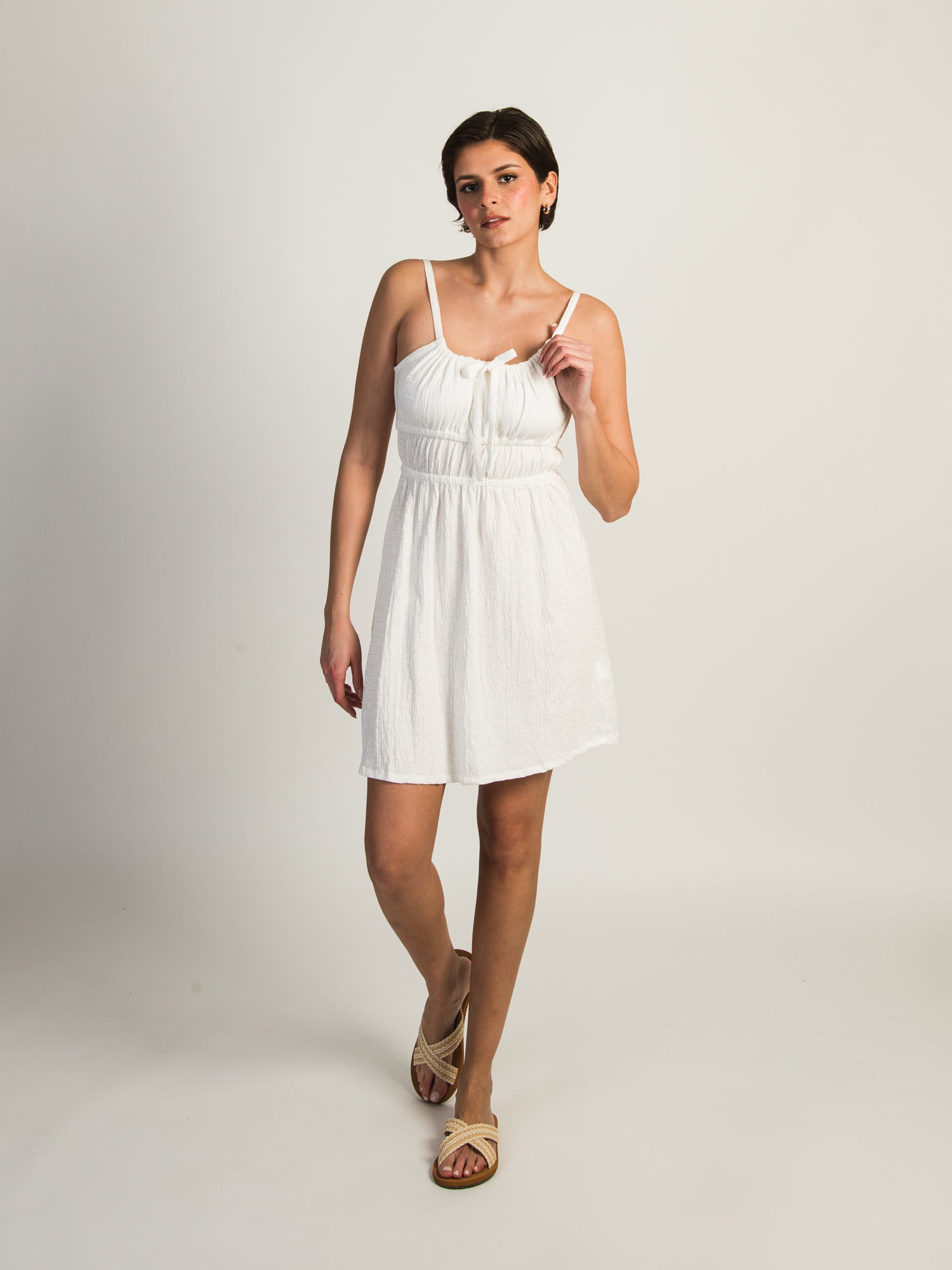BILLABONG LYNN KNIT MINI DRESS - Women's Casual Short Sleeve Summer Beach Dress for Vacation, Party & Everyday Wear