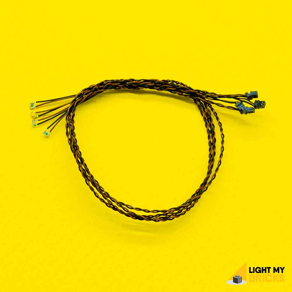 Micro Bit LED Strip Lights (White) 30cm/12in - 4 Pack Flexible USB Lights for DIY Projects, Home Decor, and PC Gaming Setup