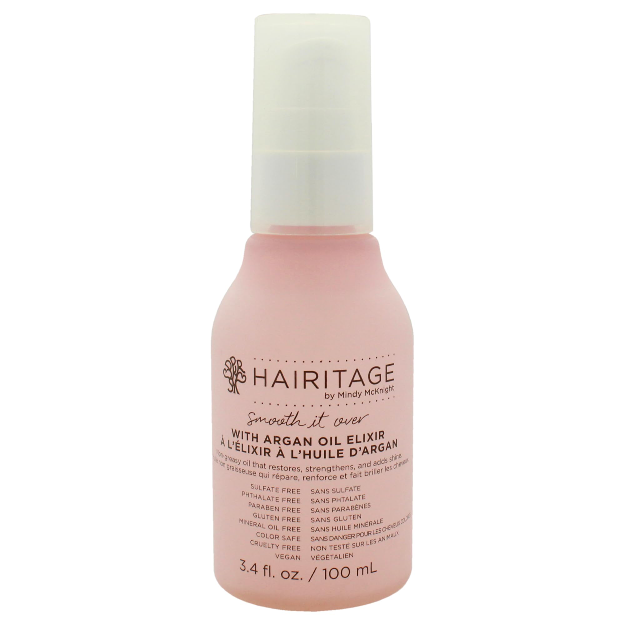 Best Argan Oil Elixir for Hair & Skin - 3.4 oz Unisex Smoothing Treatment | Perfect for Dry Hair Repair, Frizz Control & Hydration