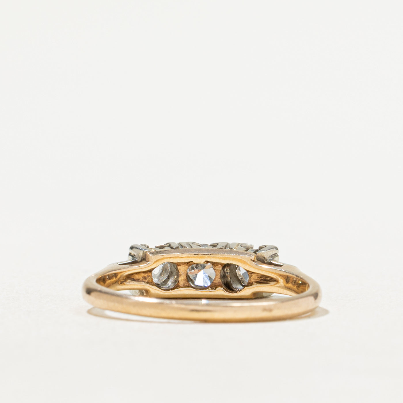 0.44ctw Three Stone Diamond Ring - Size 5.75 | Elegant Engagement & Wedding Band for Women | Perfect for Proposals, Anniversaries & Special Occasions