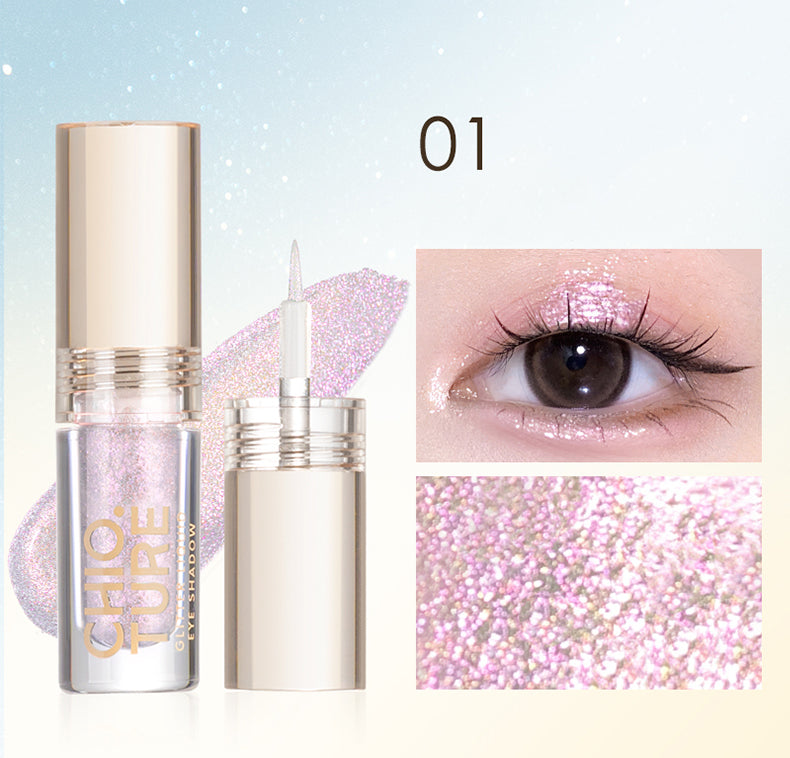 CHIOTURE Holographic Liquid Eyeshadow - Long Lasting Shimmer Makeup for Day & Night Wear - Perfect for Parties, Date Nights & Special Occasions