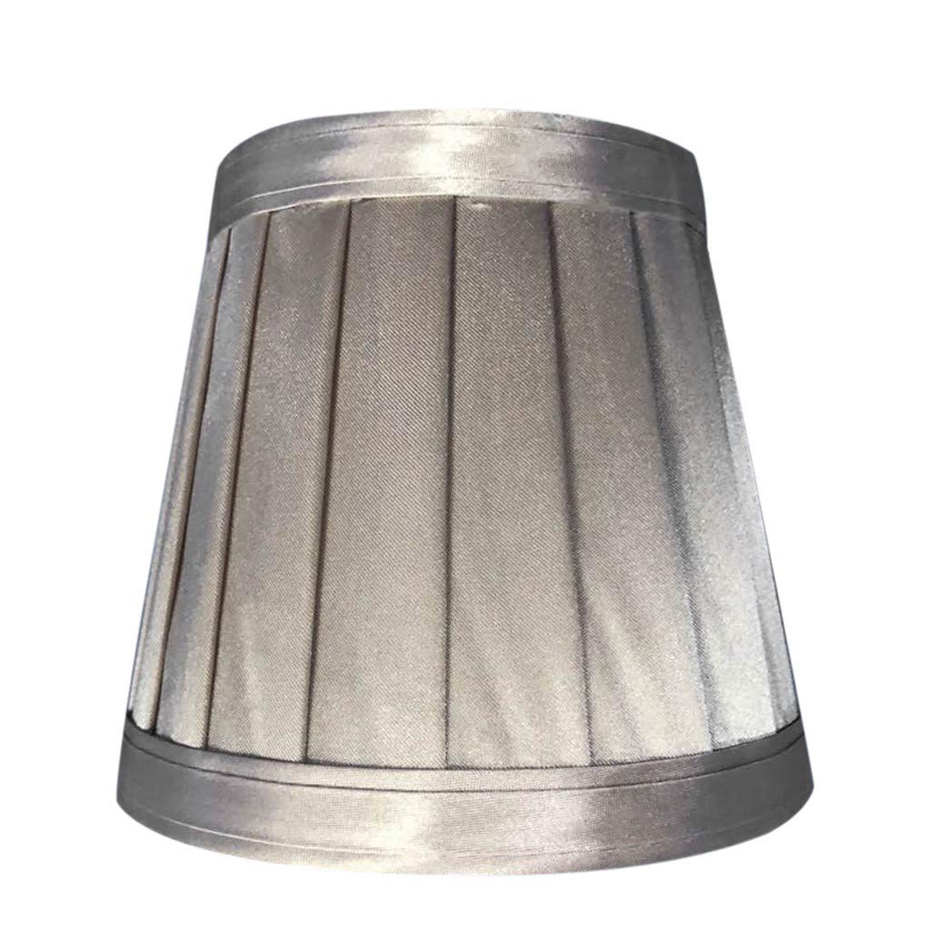 Vintage Fabric Pleated Chandelier Lampshade - Elegant Table & Desk Lamp Cover for Home Decor, Bedroom, Living Room (Body Color: A) | Perfect for Cozy Reading Nooks & Romantic Ambiance Lighting