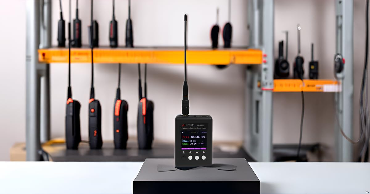 FC-3000P Ham Radio CB Frequency Counter 27MHz-3000MHz - High Sensitivity CTCCSS/DCS Decoder for VHF/UHF Radios - Works with CB Continuous Carrier Signals, Walkie-Talkies & DMR Transceivers - Perfect for Amateur Radio, Emergency Communications & Field Operations