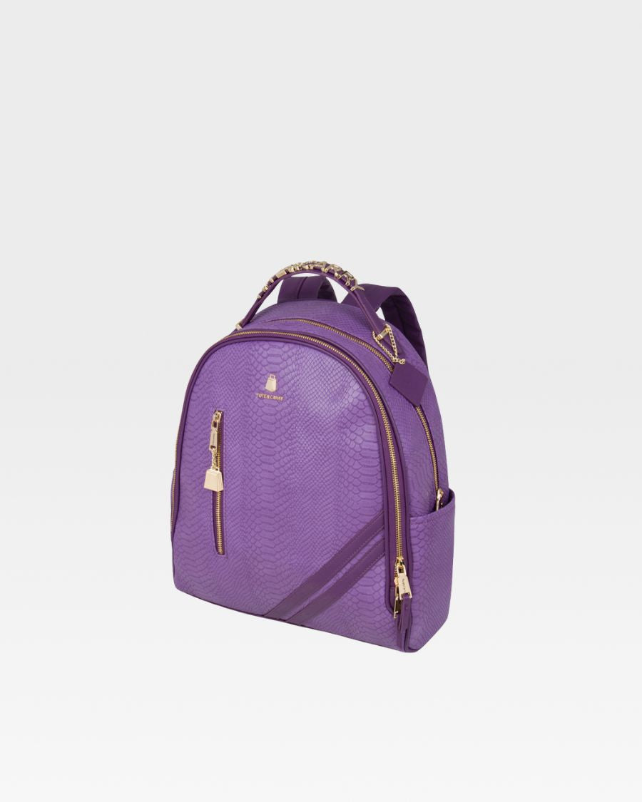 Apollo 1 BFF Backpack - Waterproof Purple School Backpack for Women & Girls - Perfect for College, Travel, Work & Everyday Use