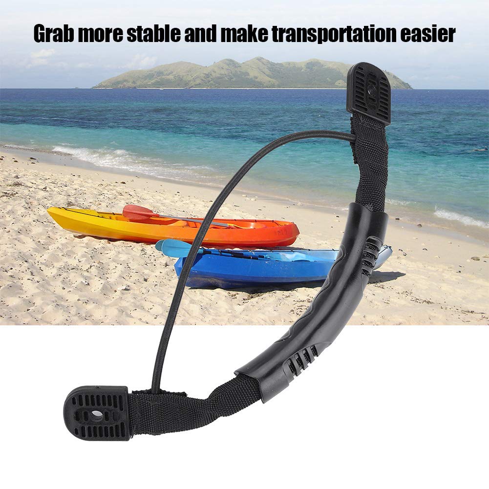 Kayak Carry Handle with Bungee Cord - Heavy Duty Canoe Side Mount Handle for Easy Transport - Perfect for Kayaking, Canoeing, and Water Sports Accessories