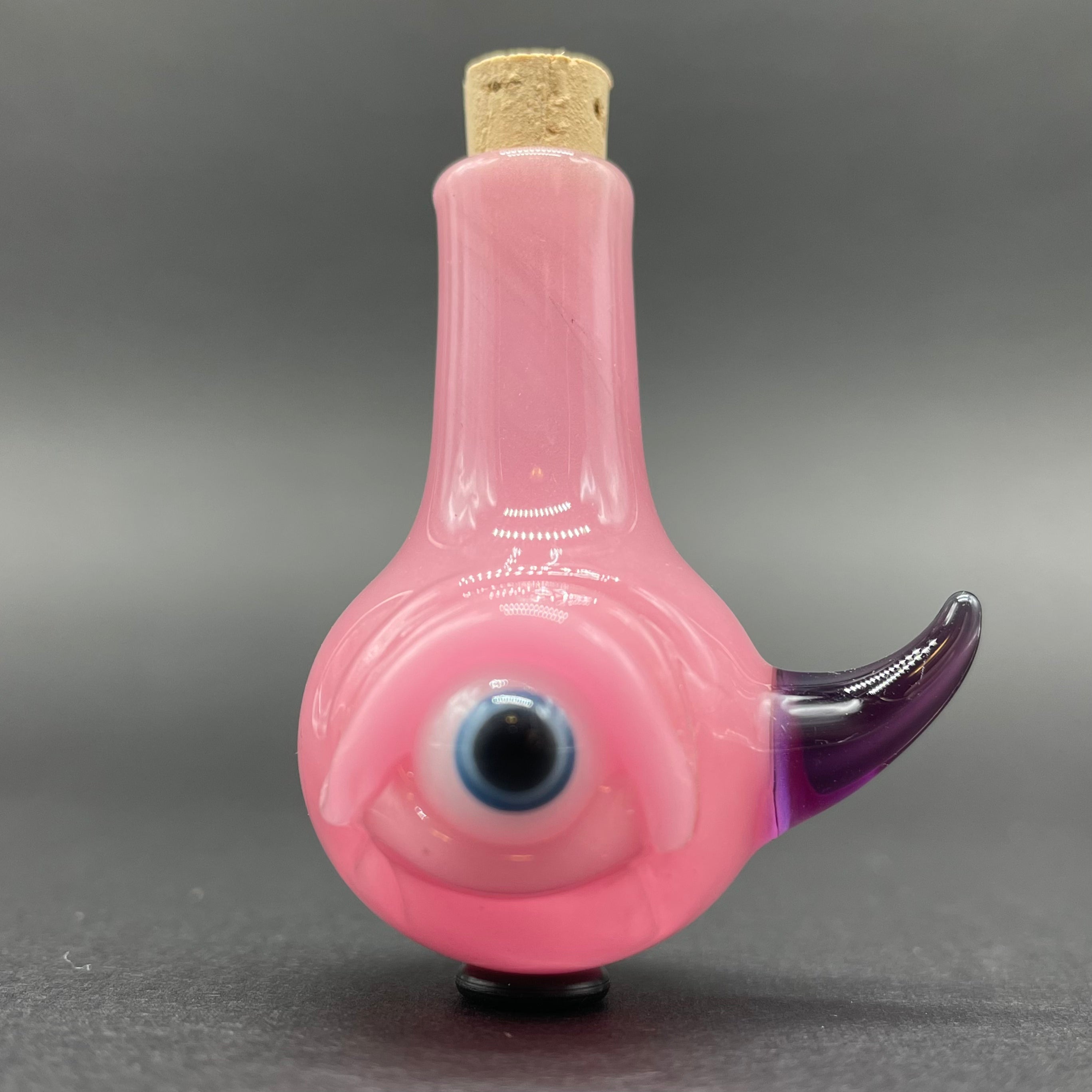 Pink Cyclops Potion Bottle - Unique Halloween Party Decor, Cosplay Prop, Witchcraft Accessory - Perfect for Themed Parties, DIY Potions & Fantasy Collections