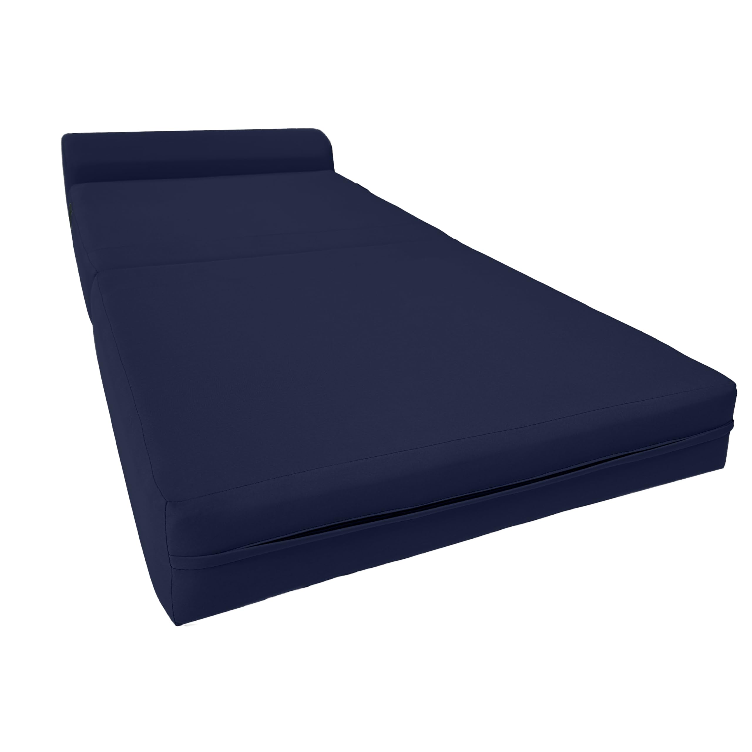 D&D Futon Sleeper Chair - Convertible Folding Bed & Sofa for Small Spaces, Guest Room, Studio Apartment - High Density Foam Mattress (70