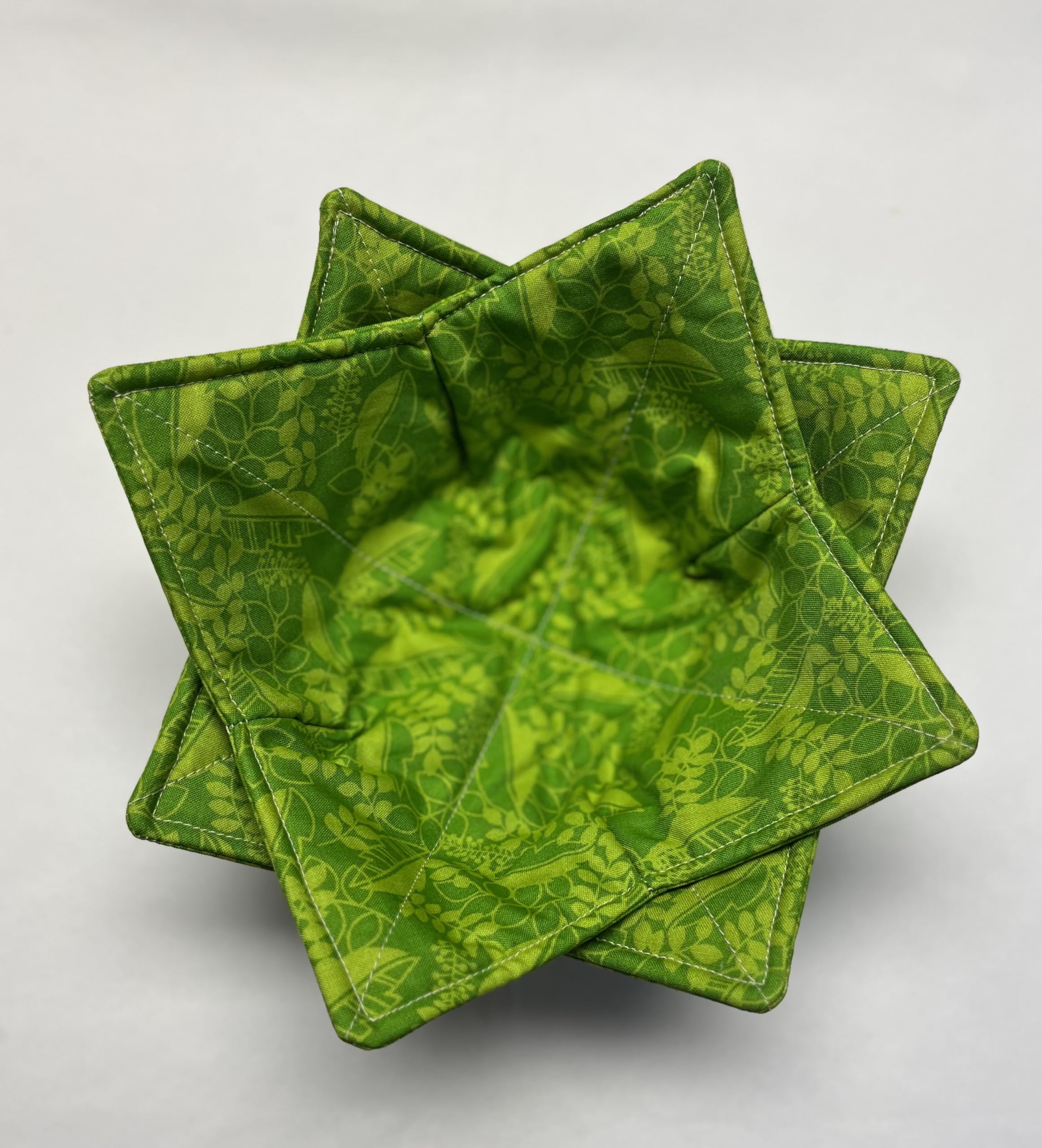 2-Pack Green Bowl Cozies - Microwave Safe Bowl Holders for Hot Bowls (178) - Perfect for Soup, Salad & Ice Cream Bowls