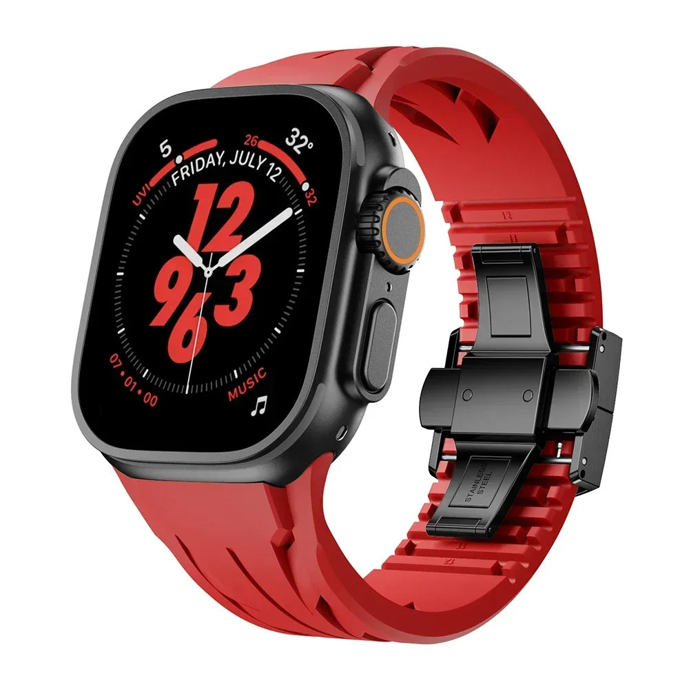 Premium Denis Lux Silicone Sports Band - Durable, Comfortable & Sweatproof Fitness Wristband for Running, Gym & Outdoor Activities