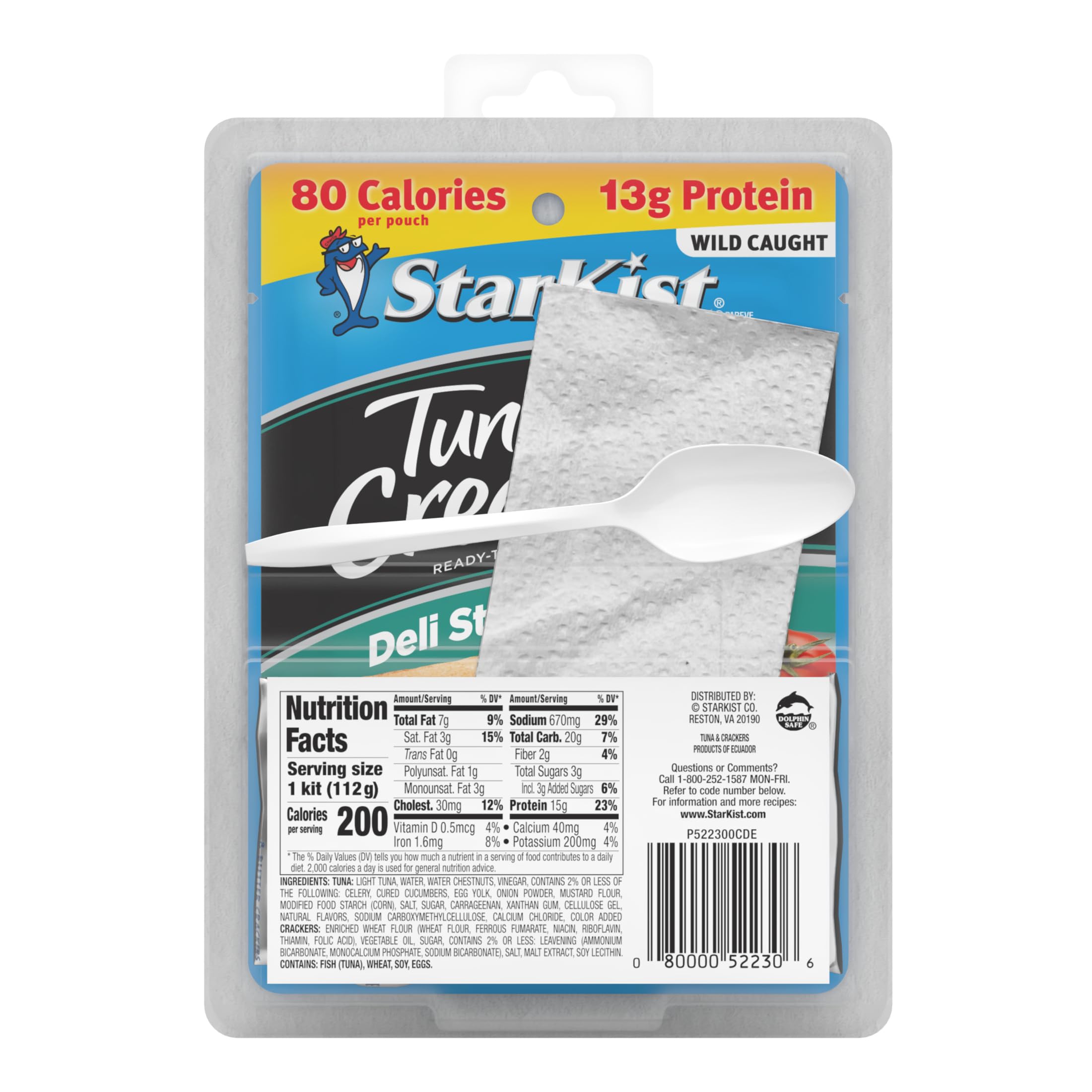StarKist Lunch-To-Go Tuna Creations Kit - Deli Style Tuna Salad, 4.0 oz (12 Pack) | Perfect for Office Lunch, School Meals & On-the-Go Snacking