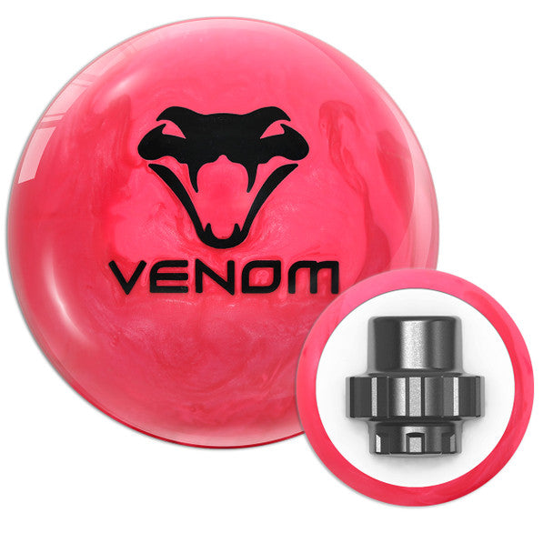 Motiv Hyper Venom Bowling Ball – High Performance Reactive Resin for Strikes & Spares | Perfect for League Play & Tournament Competition