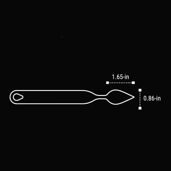 FlyChoc Decorator Tool by Pavoni - Small Regular Leaf Chocolate Decorating Stencil for Cake, Dessert & Baking | Professional Pastry Chef Accessory for Home Bakers