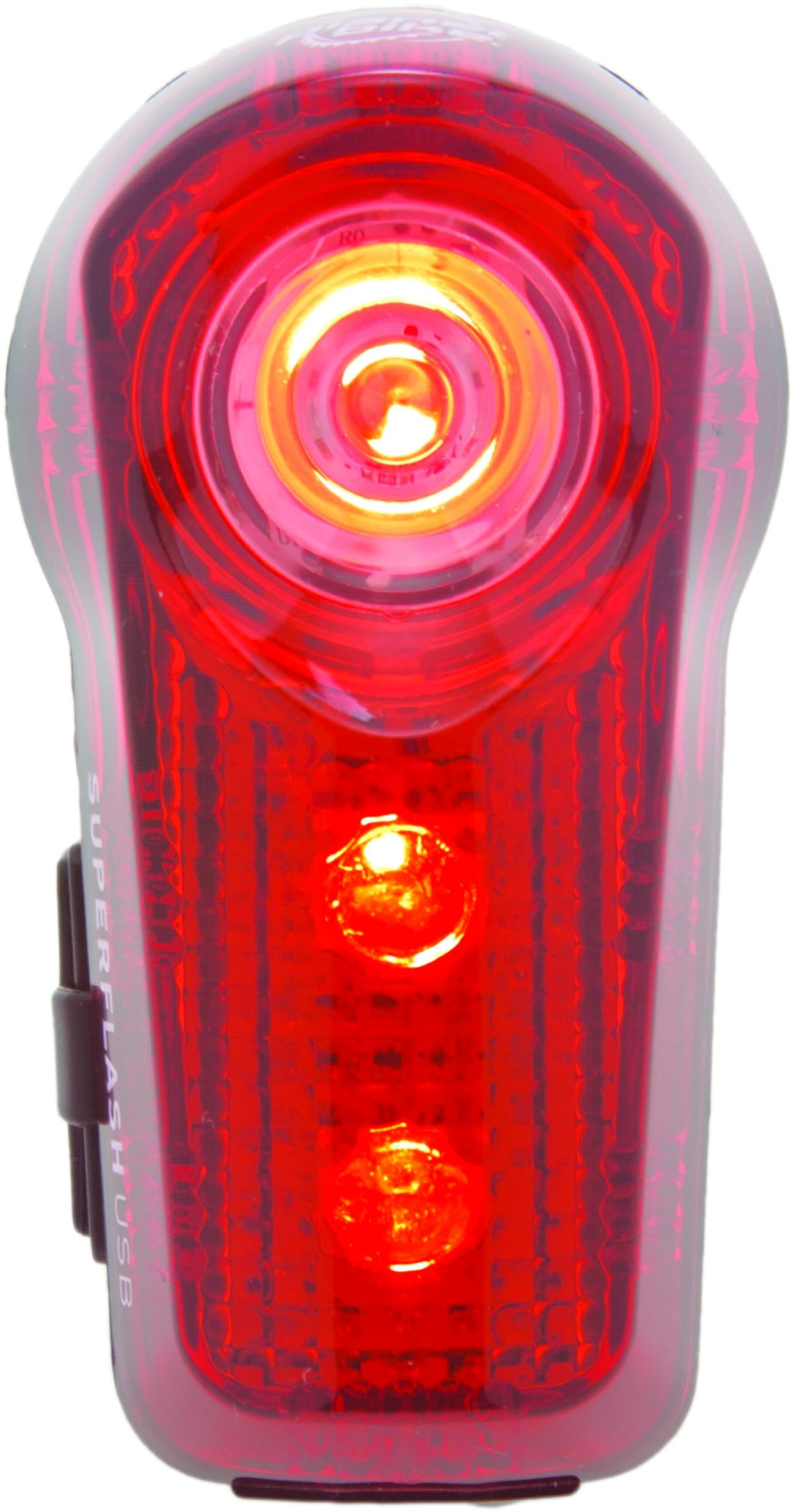 Planet Bike Superflash USB Rechargeable Bike Tail Light - High Visibility Rear Bicycle Safety Light for Night Riding, Commuting & Cycling
