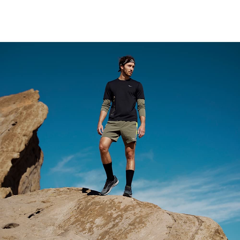 Saucony Men's Peregrine 12 Gore-Tex Waterproof Trail Running Shoes - Lightweight Hiking & Outdoor Adventure Footwear for Men