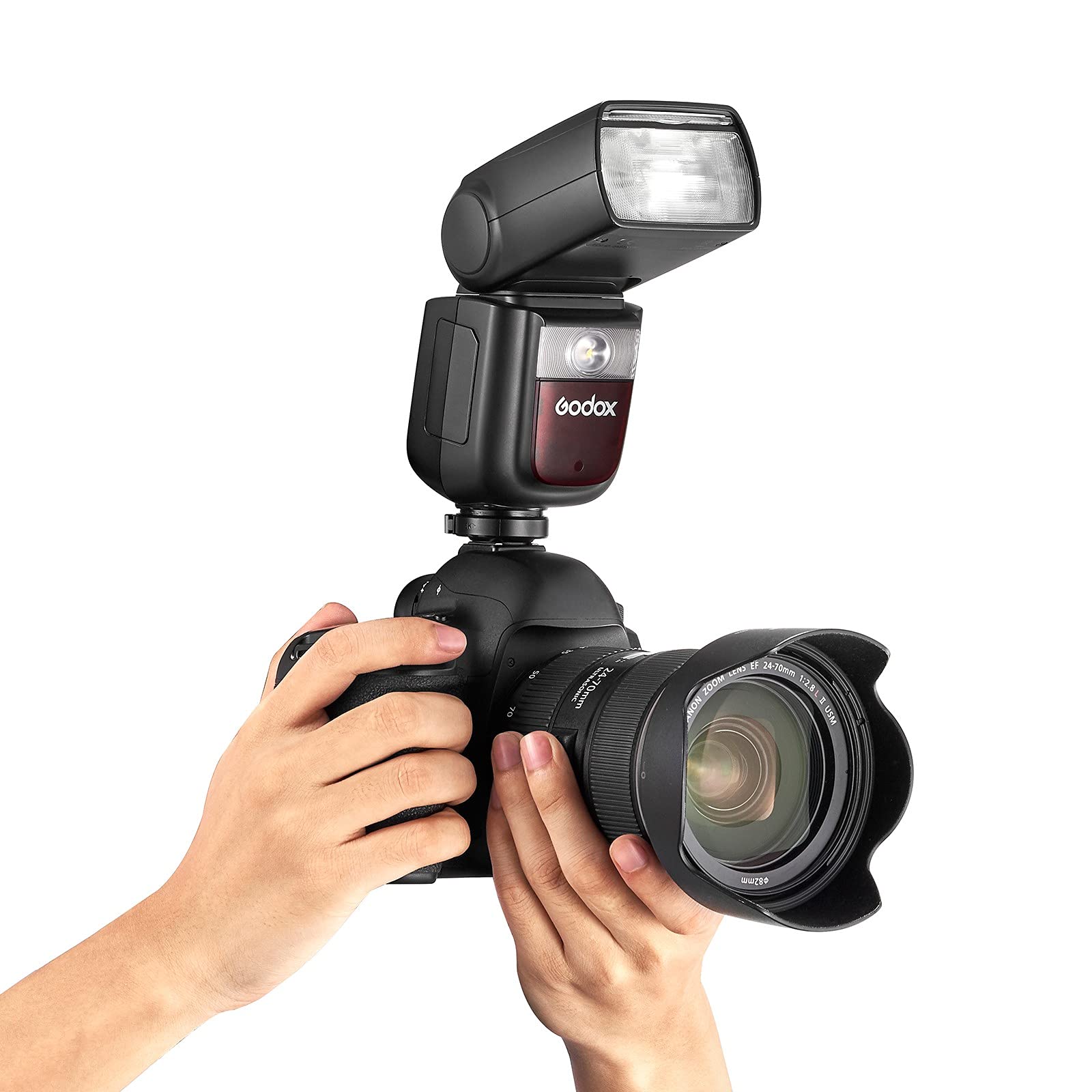 Godox V860III-O Flash Speedlite for Olympus & Panasonic Cameras - GN60, 2.4G Wireless, HSS 1/8000, 1.5s Recycle Time, 10-Level LED Modeling Light with ML-CD15 Diffuser - Perfect for Wedding, Portrait & Event Photography