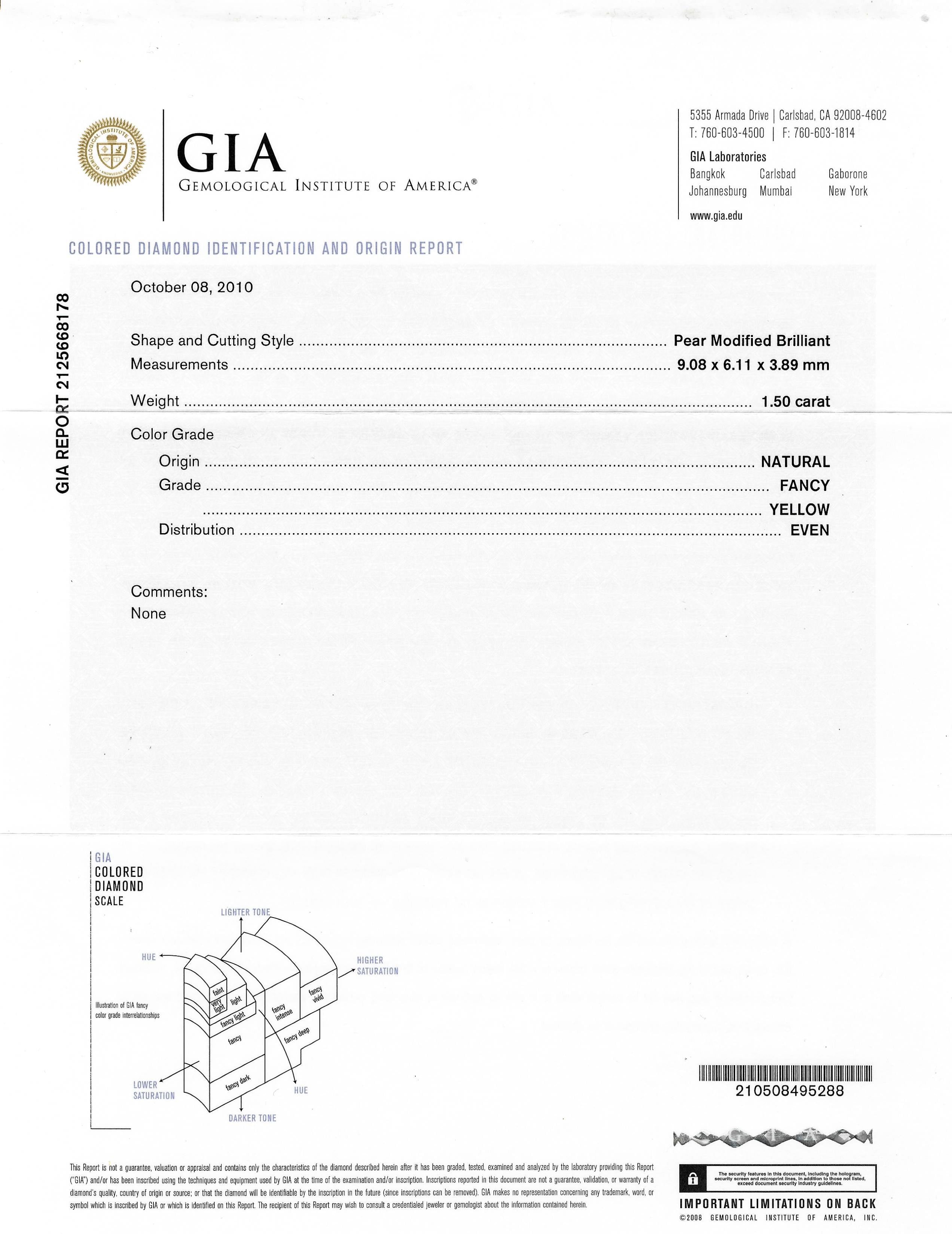 GIA Certified 5.62ctw Fancy Yellow Diamond & Diamond Encrusted 14K Gold Necklace - 16.5 Inch Luxury Pendant for Women - Perfect for Anniversary, Wedding & Special Occasion Gifts