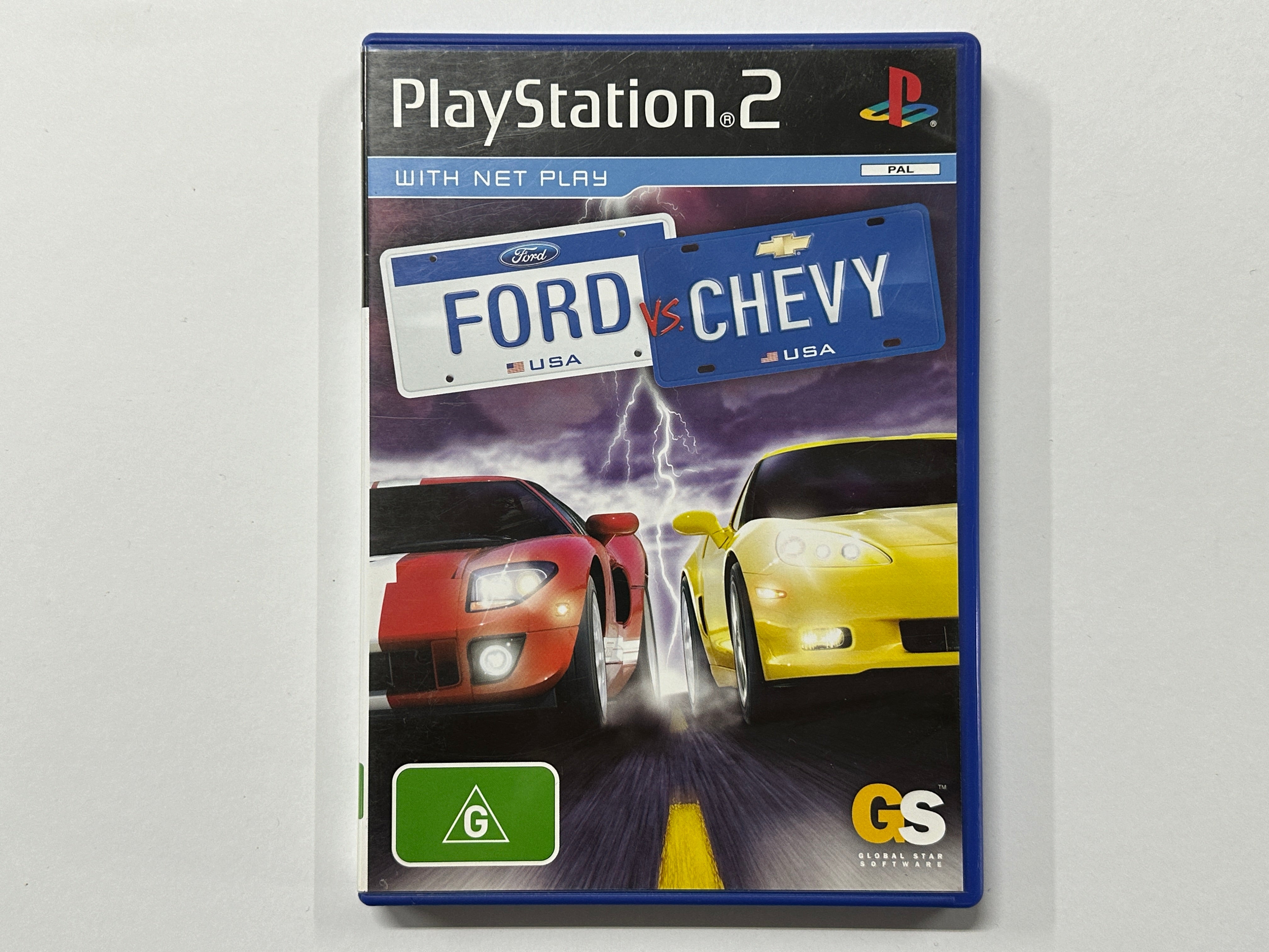 Original Ford vs Chevy Complete Car Model Set in Collector's Case - Perfect for Diecast Enthusiasts, Gift Giving, and Display Showcases