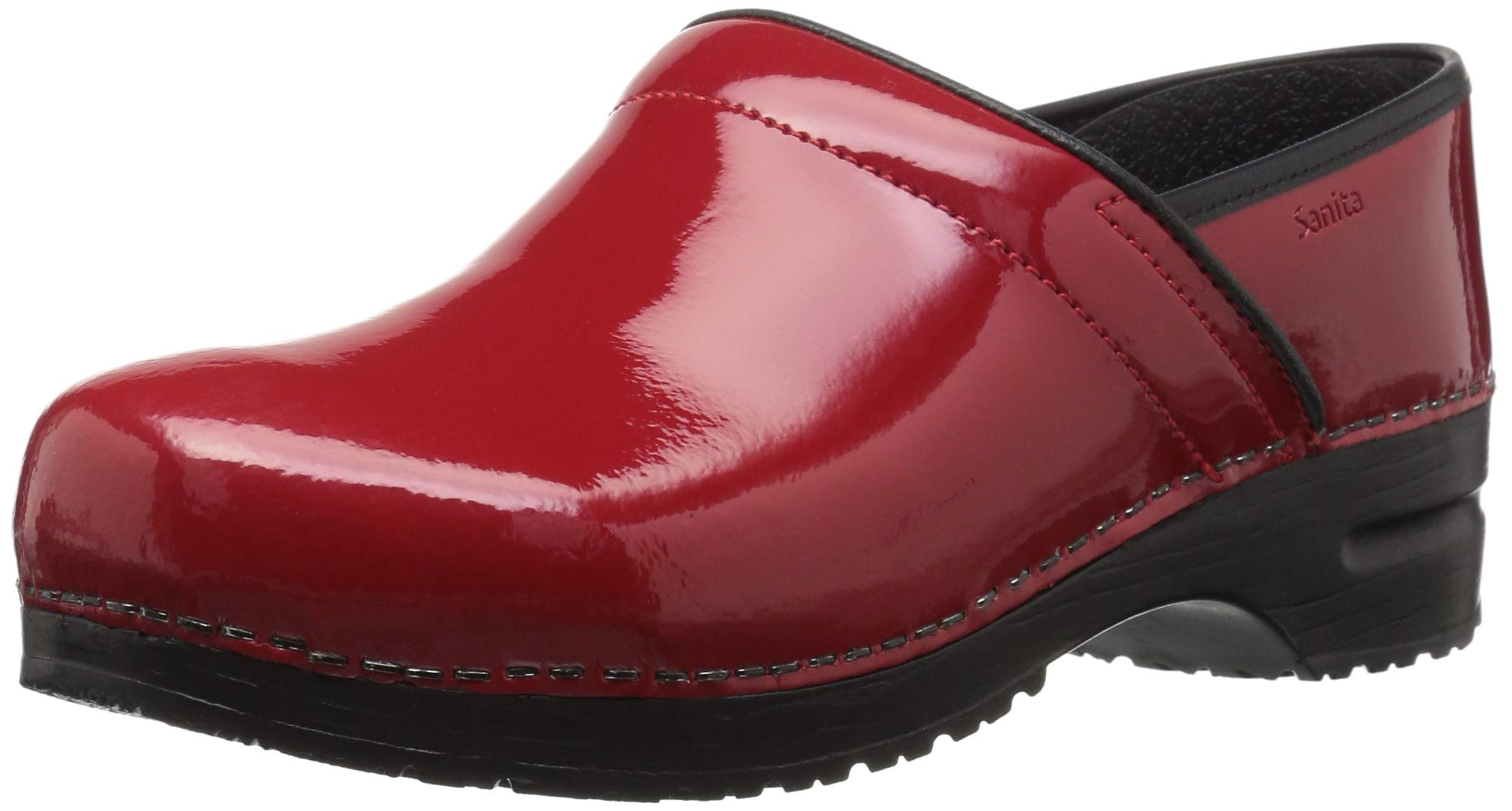 Sanita Pro Patent Wide Professional Clogs for Women - Arch Support, Durable, Slip-Resistant Closed-Back Work Shoes for Nurses, Chefs & Healthcare Professionals