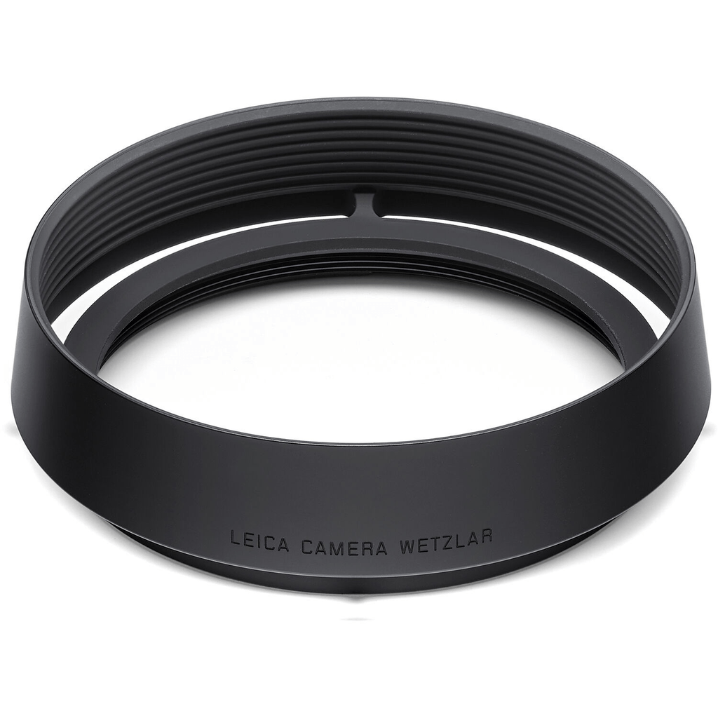 Leica Round Lens Hood Q - Aluminum Black Lens Shade for Leica Cameras - Perfect for Outdoor Photography & Travel
