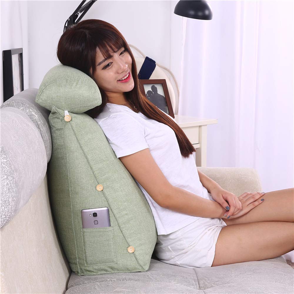 Comfortable Backrest Pillow - Ergonomic Lumbar Support Cushion for Reading, Relaxing in Bed, Chair, Car & Sofa - Perfect for Home, Office & Travel Use