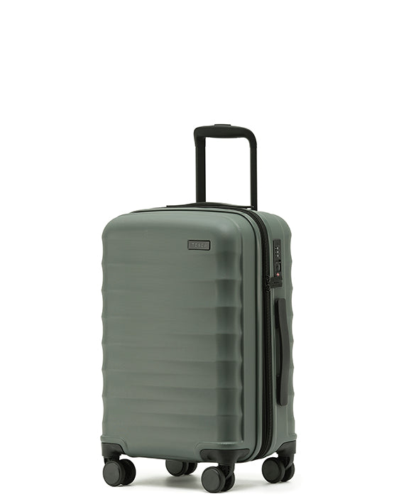 Tosca Interstellar 2.0 2-Piece Luggage Set - 20in Carry-On & Vanity Case in Moss Green | Perfect for Travel, Business Trips & Weekend Getaways