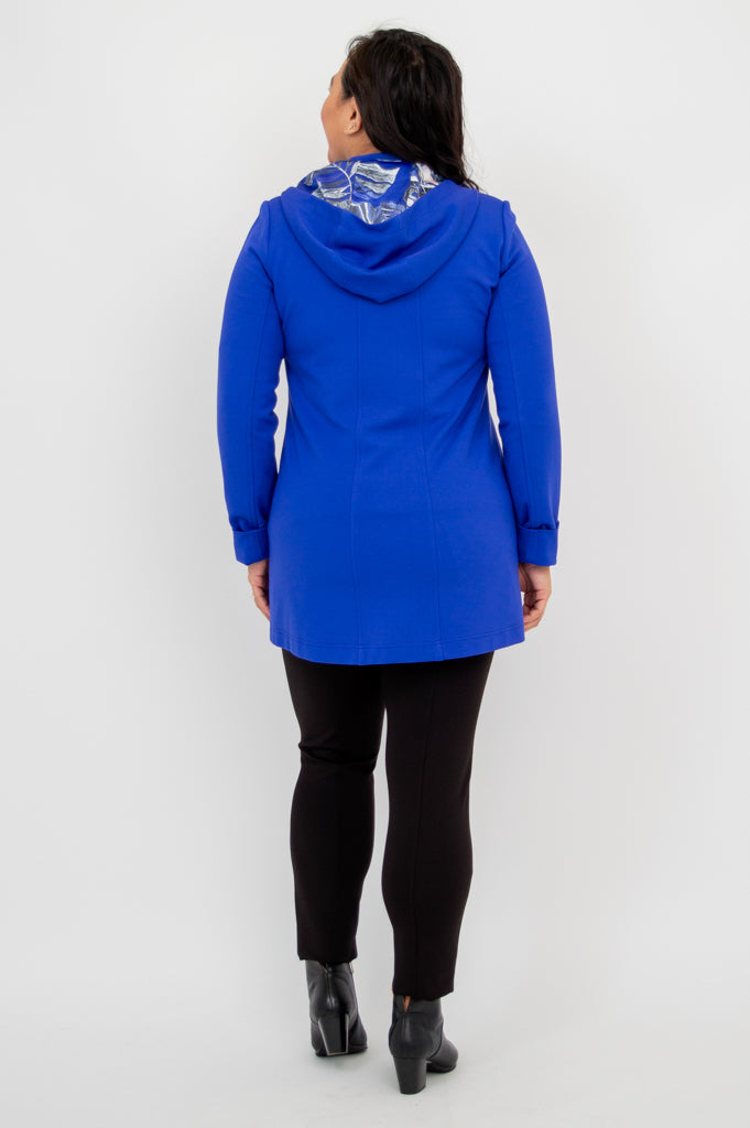 Highlands Women's Winter Coat - Soft Violet Modal Fabric - Perfect for Cold Weather & Outdoor Activities