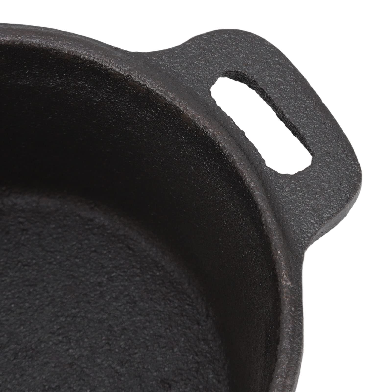 Heavy Duty Round Cast Iron Dutch Oven with Lid - 5QT Enameled Cookware for Gas, Electric & Induction Stovetops - Perfect for Braising, Stewing, Baking & Outdoor Camping Cooking