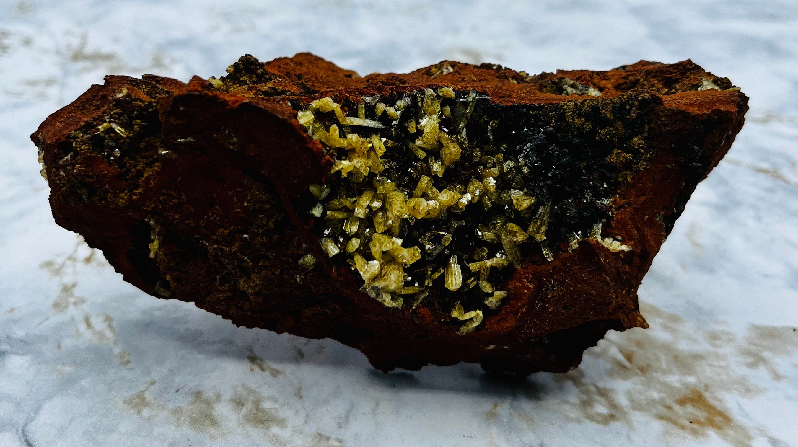 Natural Adamite Mineral Specimen - Rare Collectible Crystal for Healing, Meditation & Display | Perfect for Rock Collectors & Spiritual Practices