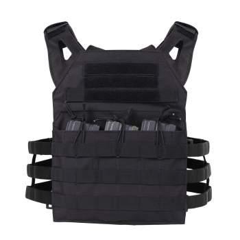 Rothco Lightweight Tactical Armor Plate Carrier Vest - Adjustable MOLLE Vest for Military, Airsoft & Outdoor Activities - Perfect for Combat Training, Hunting & Survival Gear
