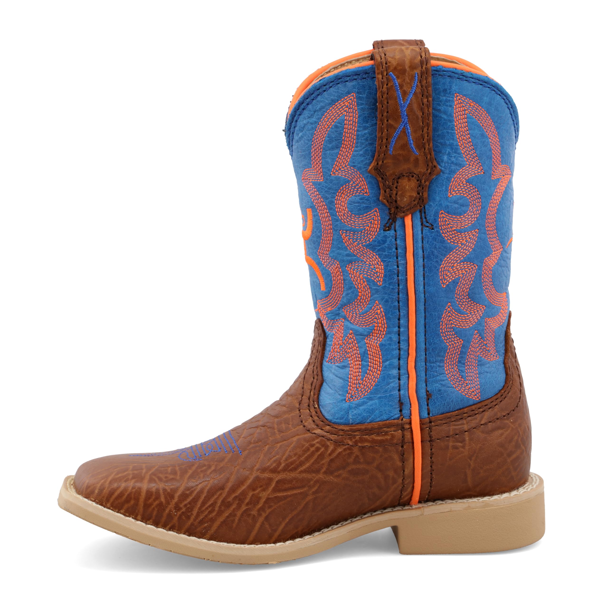 Twisted X Kid's Hooey Boots - New Wide Square Toe Design for Comfort & Style | Perfect for School, Outdoor Play & Western Events