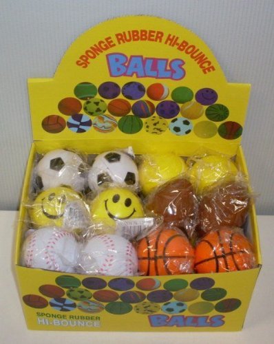 Stress Balls for Adults & Kids - NV-1253A Squeeze Ball for Anxiety Relief, Office Stress, Sports & Smile Design - Perfect for Desk, Gym, Travel & Classroom Use