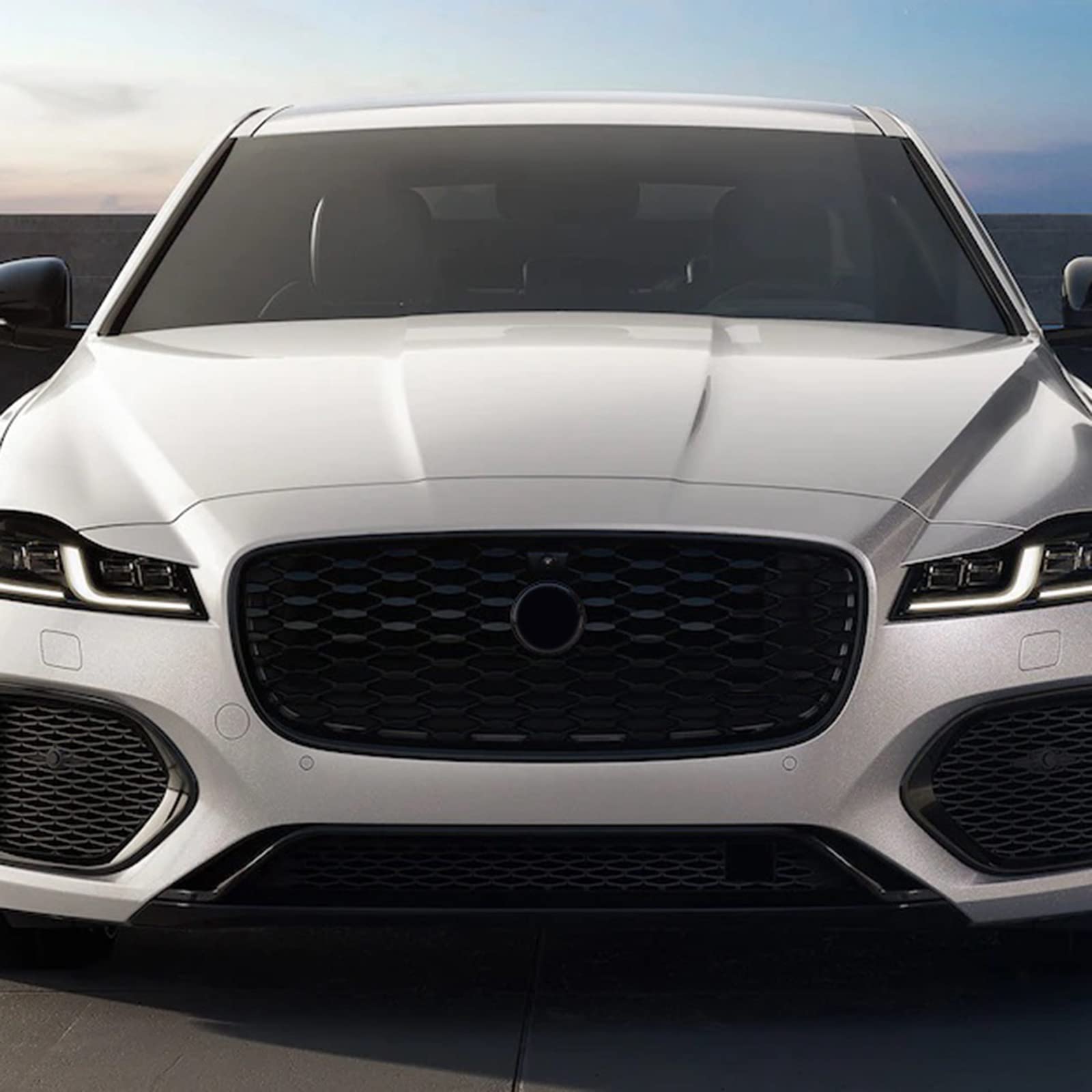 Jaguar XF 2021-2022 Gloss Black Bumper Grille with Camera - Front Upgrade for Luxury Cars
