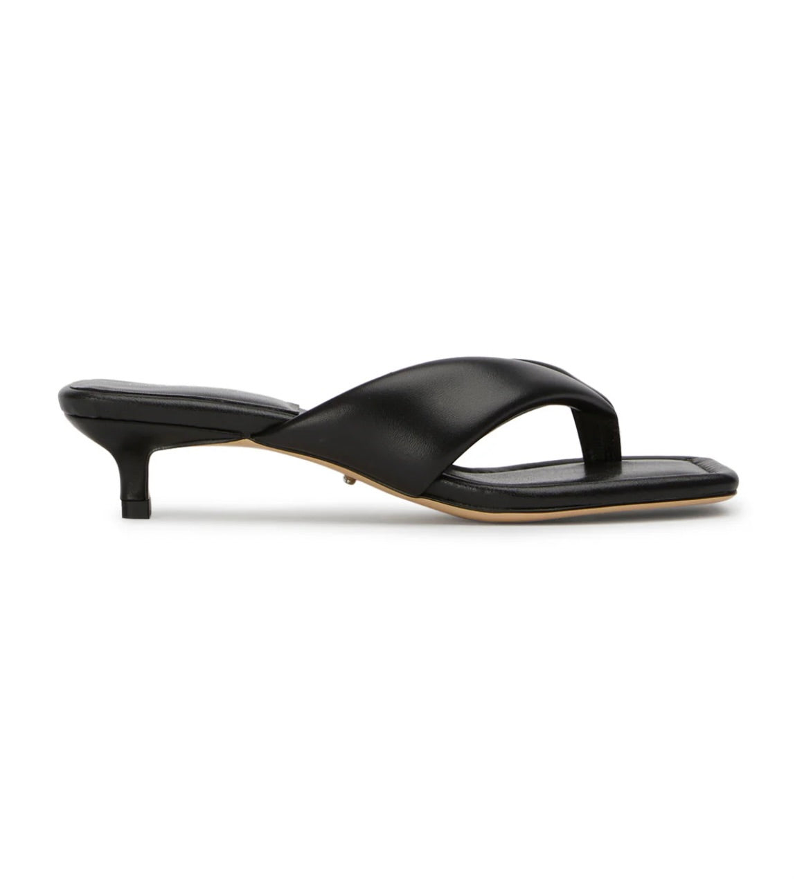 Black Nappa Leather Tropic Heels - Comfortable & Stylish Women's Sandals for Summer, Beach, and Casual Outings