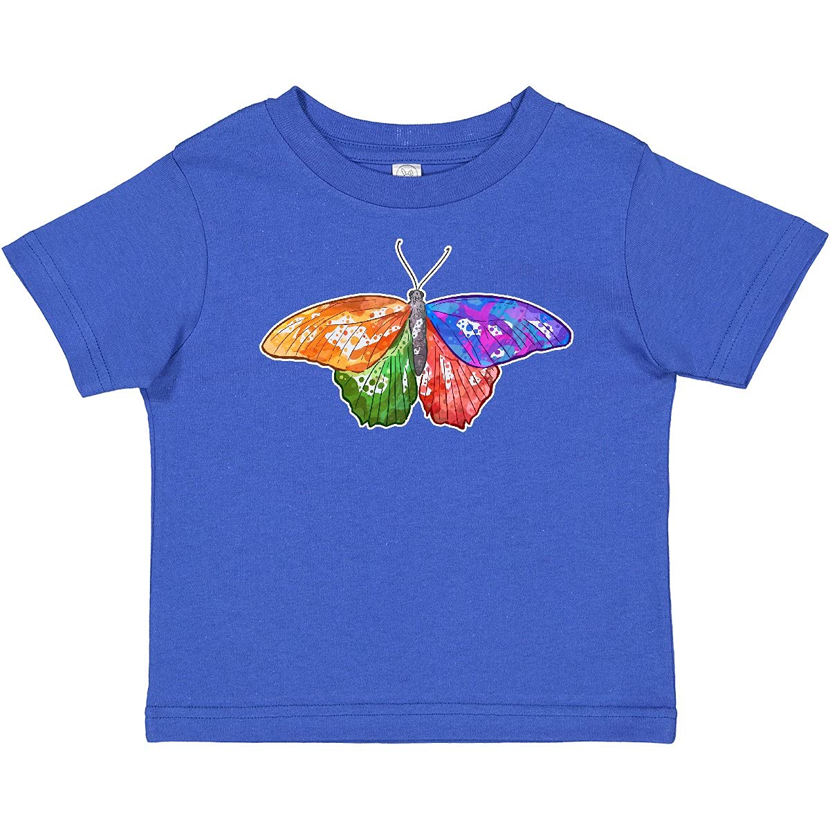Inktastic Artistic Butterfly Baby T-Shirt - Cute Butterfly Design Cotton Tee for Infants & Toddlers - Perfect for Playdates, Birthday Parties & Family Photos