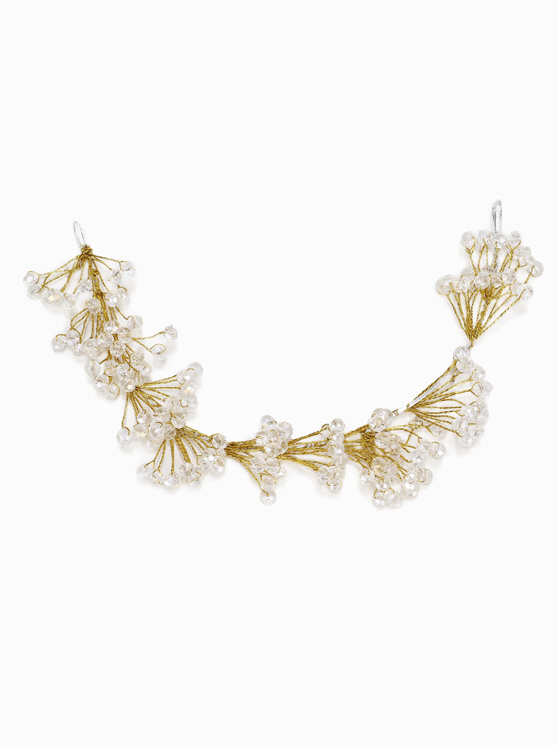FIMBUL Crystal Hair Vine Headpiece - Elegant Bridal Headdress & Hair Jewelry for Women & Girls (1 Piece) - Perfect for Weddings, Prom, Parties & Special Occasions