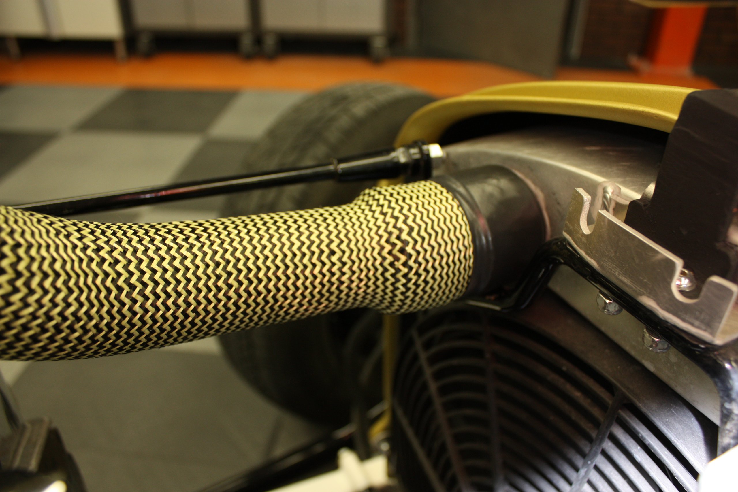 Carbon Fiber Small Block Radiator Hose - 18