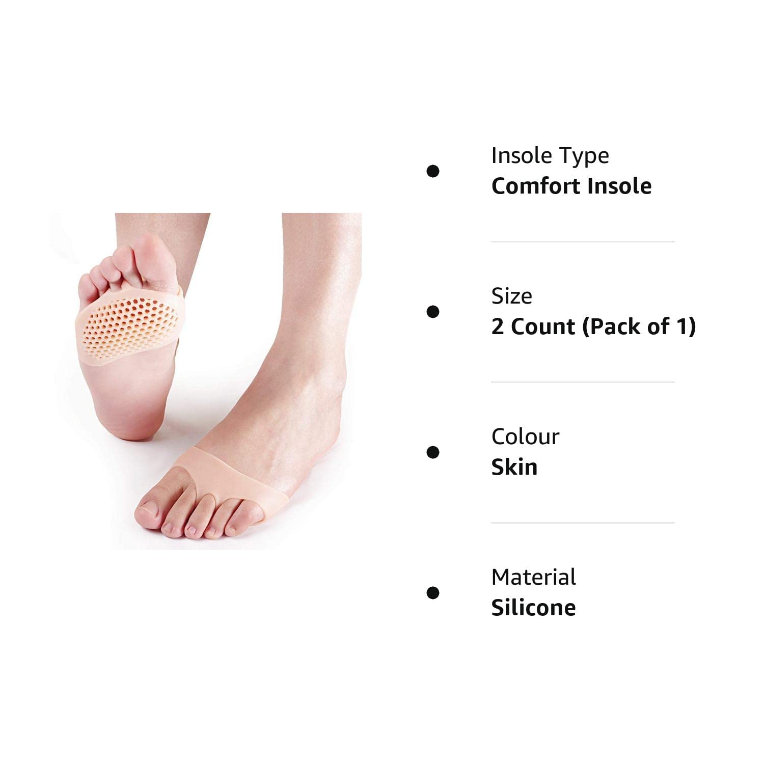 BRIDGER Heel & Toe Pain Relief Silicone Socks - Soft Gel Pads for Cracked Feet, Dry Skin & Leg Pain - Diabetic Foot Care - Waterproof Healing Sleeves for Women & Men (DOT HEEL) - Perfect for Daily Wear, Sports & Post-Surgery Recovery