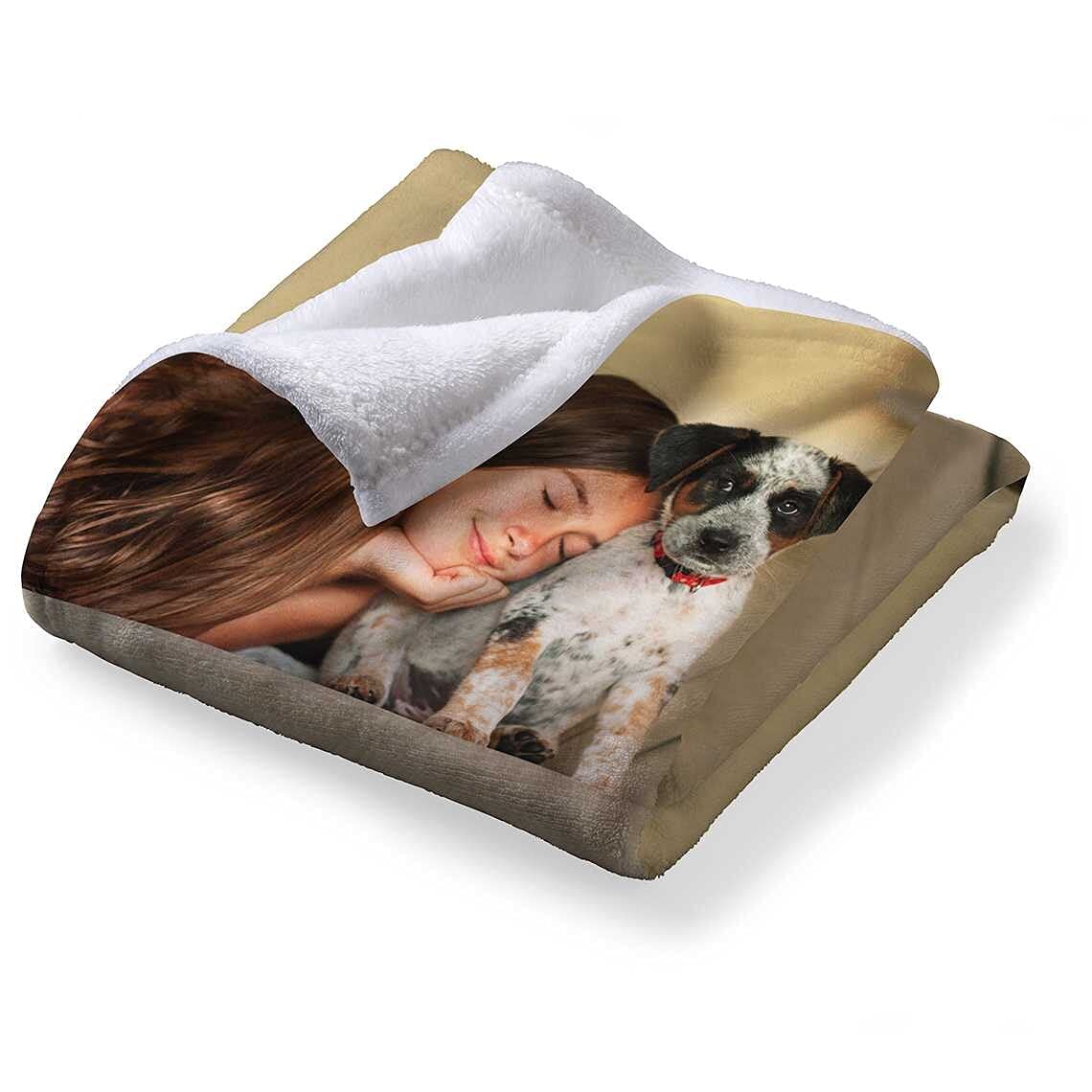Custom Photo Blankets for Mom - Personalized Gifts from Daughter & Son - Birthday, Mother's Day & Christmas Presents - Cozy Throw Blanket for Cuddling on the Couch, Bed or Travel
