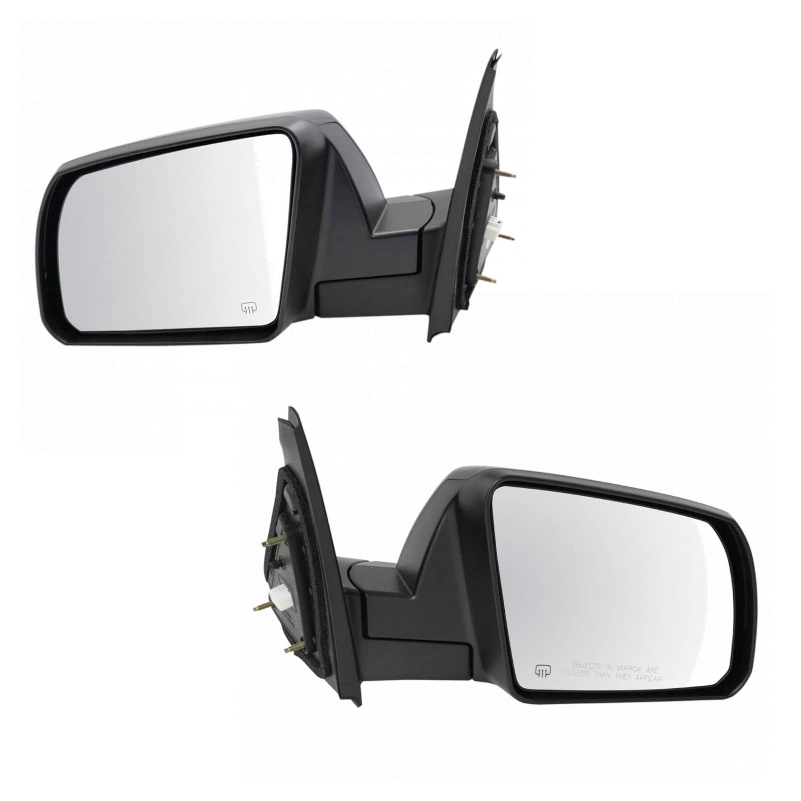 Power Heated Exterior Door Mirror Pair (LH & RH) - Paint to Match for Toyota - Perfect for Winter Driving & Enhanced Safety
