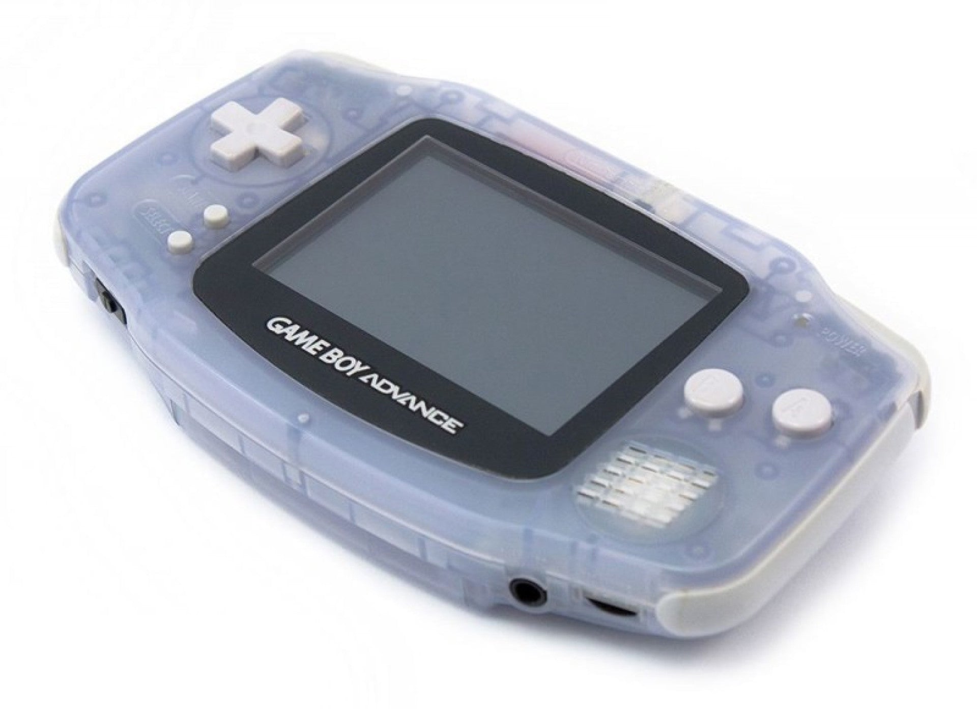 Original Nintendo Game Boy Advance Glacier Blue Handheld Console - Retro Gaming for Kids & Adults, Portable Travel Entertainment