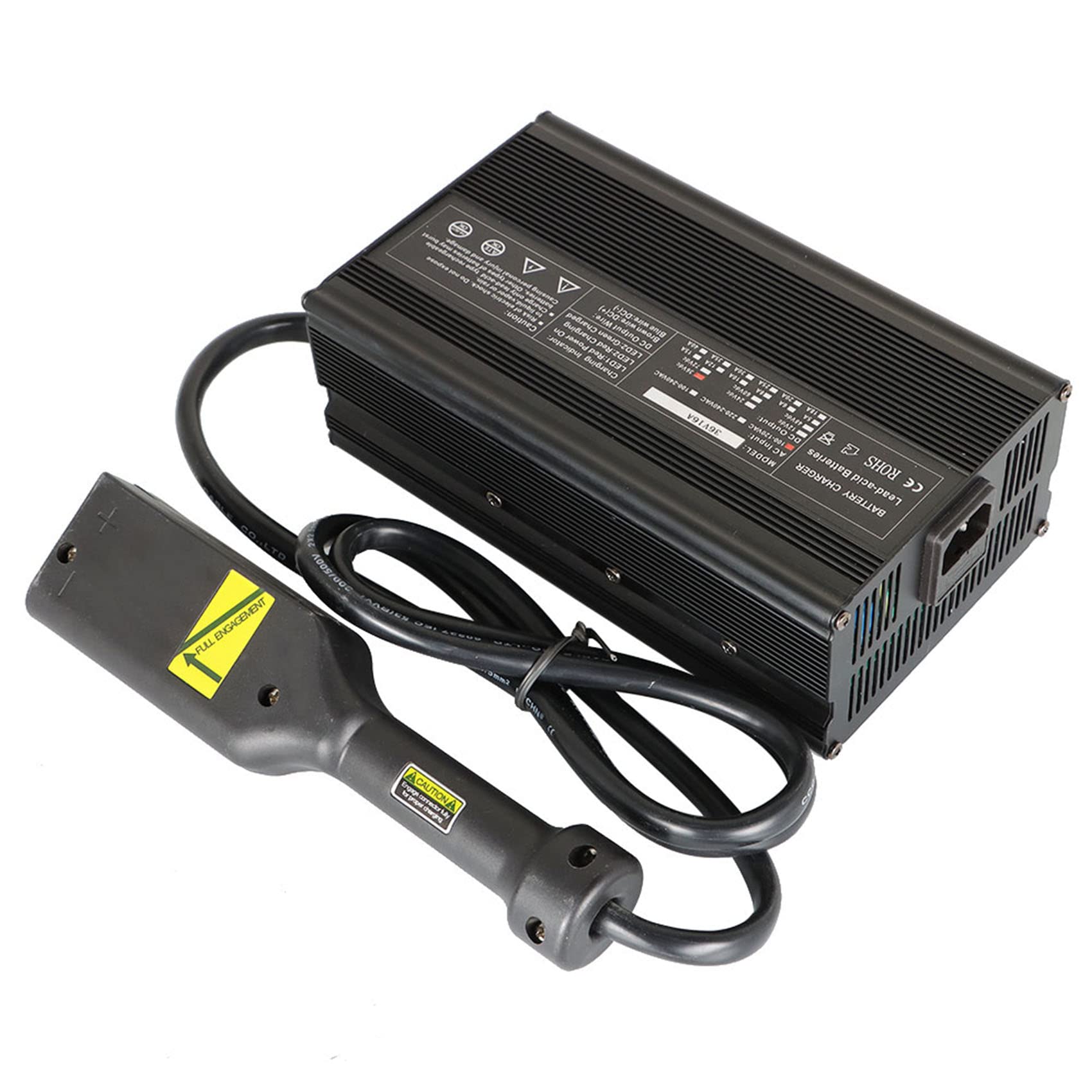 36V 16A Golf Cart Battery Charger with TXT D Plug - Replacement for Club Car, EZGO, Yamaha - Perfect for Home, Golf Course & RV Use