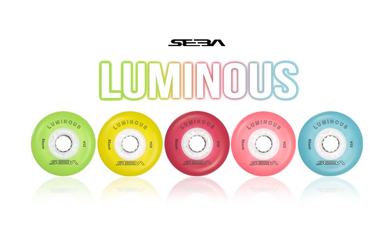 Luminous LED Inline Wheels 80mm 85a - 4 Pack for Roller Skates & Skateboards - Perfect for Night Skating, Outdoor Activities, and Sports Performance