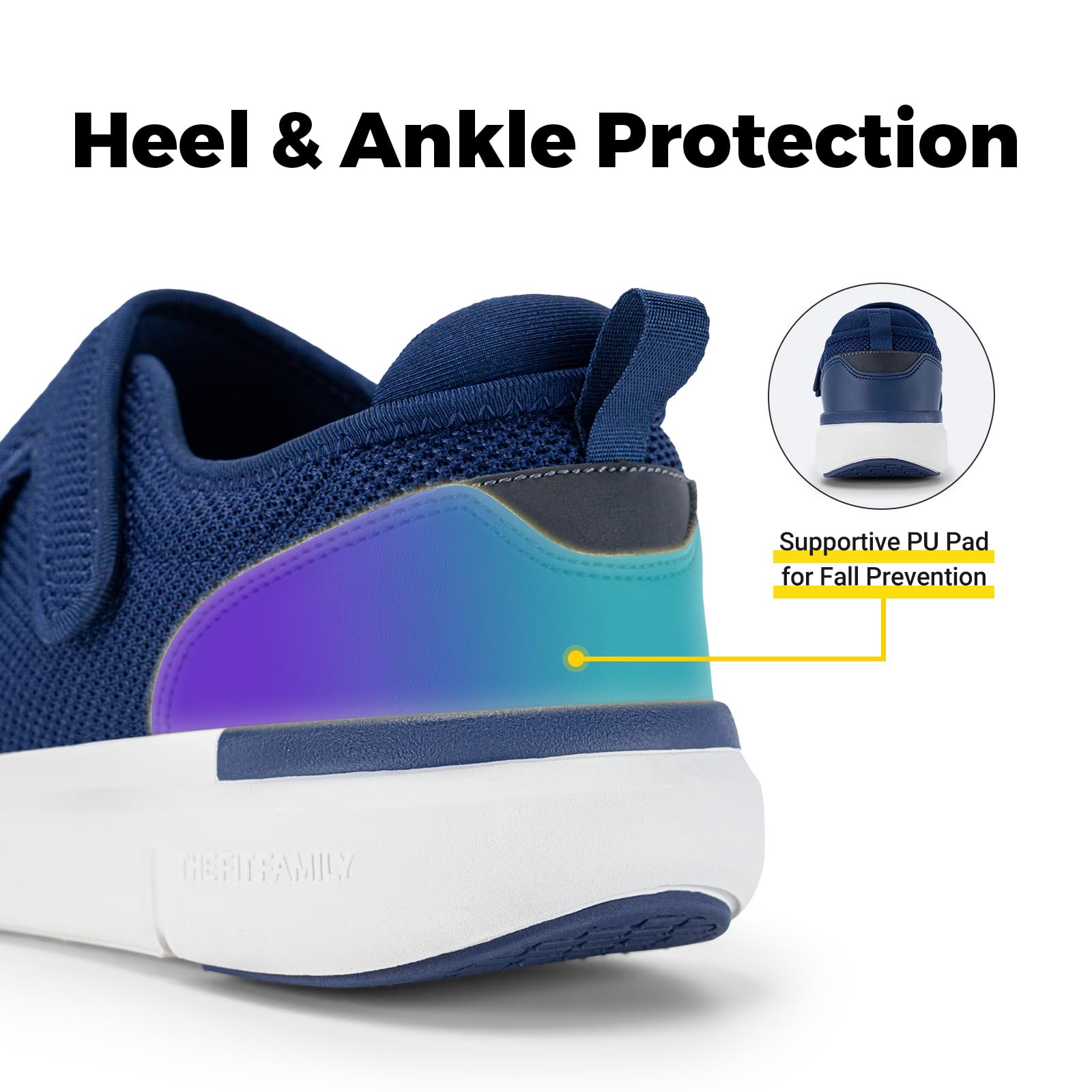 **FitVille Diabetic Shoes for Men – Extra Wide Width XX-Wide Orthopedic Slip-On Sneakers with Adjustable Closure & Arch Support – Therapeutic Cushioning for Swollen Feet – Ideal for Walking, Standing & Daily Comfort**