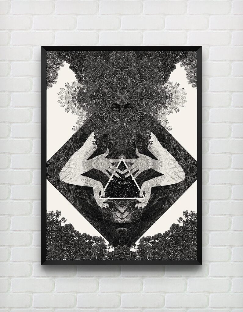 DAN HILLIER DUST OF THE ANCIENTS - Vintage Inspired Wall Art Print - Perfect for Gothic Home Decor & Unique Gift Ideas