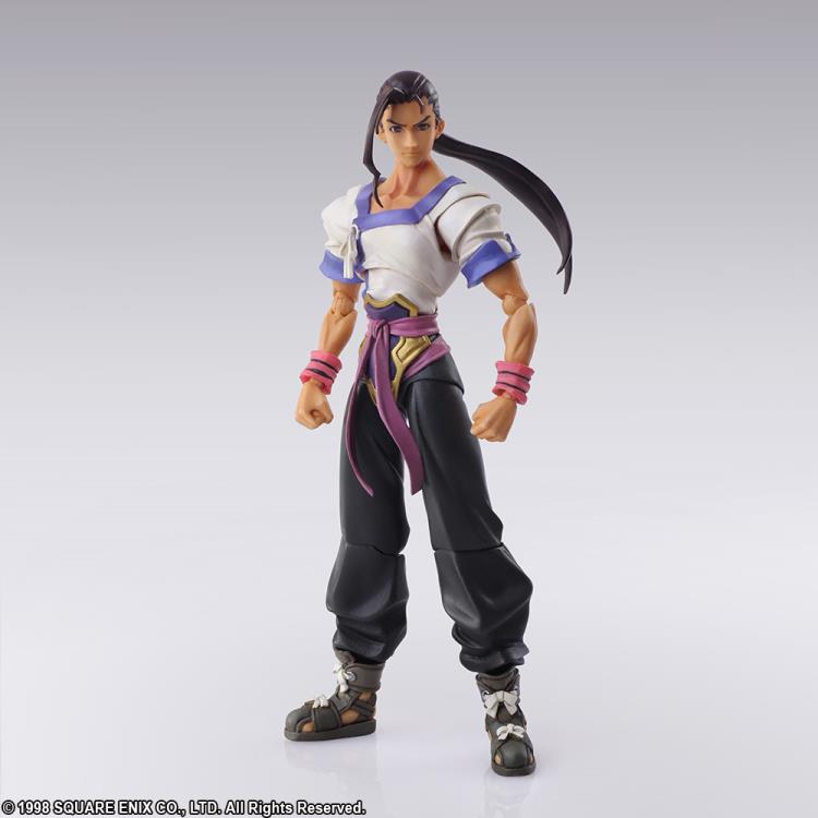 Bring Arts Xenogears Fei Fong Wong Action Figure - Square Enix Collectible Anime Model for Display, Gifts, and Gaming Decor