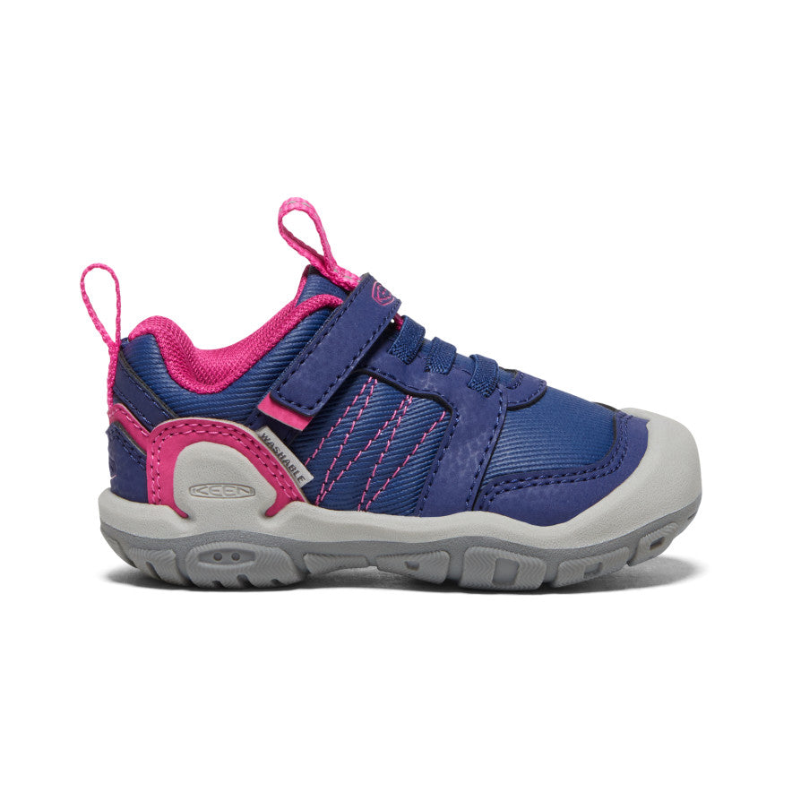 Toddlers' Knotch Peak Sneakers - Blue Depths/Pink Peacock | Comfortable Kids Walking Shoes for Outdoor Play & Preschool Activities