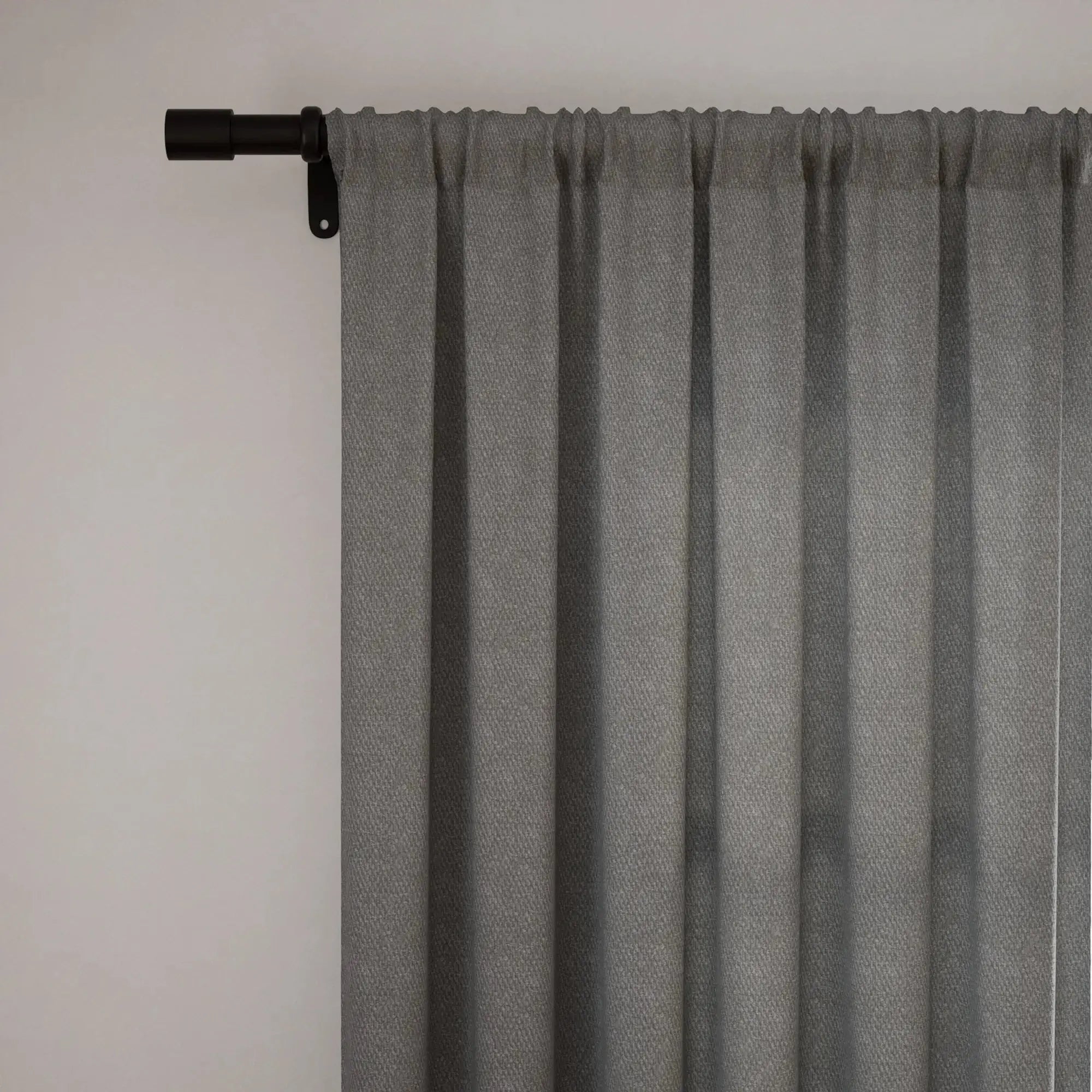 Vinny Twill Drapery Soft Top - Premium Blackout Curtains for Living Room & Bedroom - Noise Reducing & Thermal Insulated Window Treatments