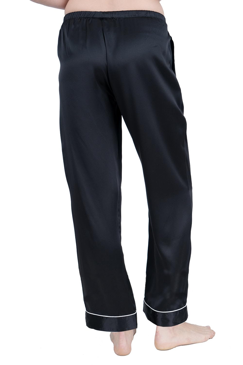 Luxury 100% Mulberry Silk Pajama Pants for Women - Soft & Comfortable Sleepwear for Nightwear, Lounge & Relaxation at Home
