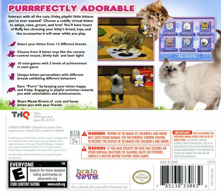 Purr Pals: Purrfection - Interactive Cat Toy for Indoor Kittens - Perfect for Playtime, Training & Bonding with Your Feline Friend
